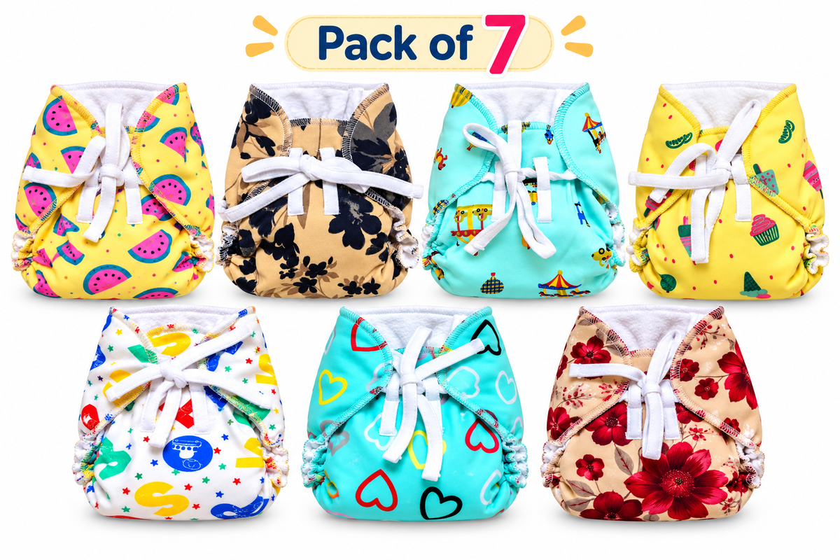 Longout cloth diaper pack of 7