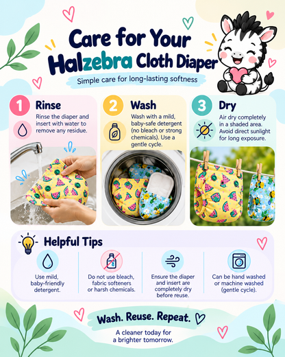 Adjustable Cloth diaper Pack of 1