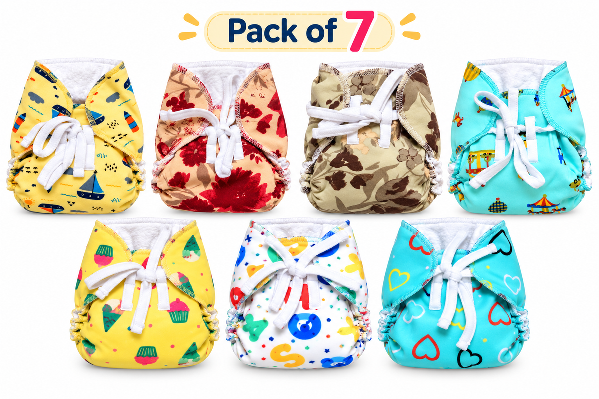 Longout cloth diaper pack of 7