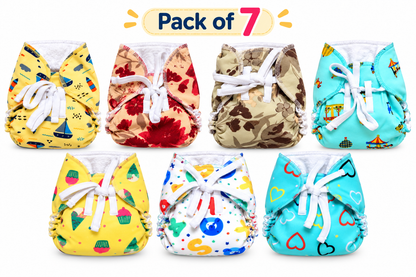 Longout cloth diaper pack of 7