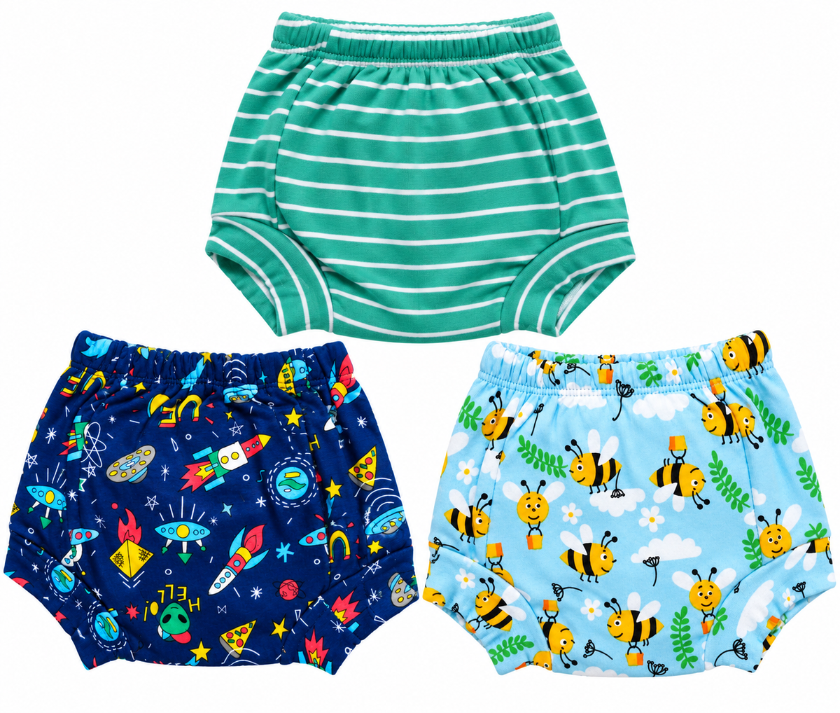 Snugfit -washable diaper shots pack of 3
