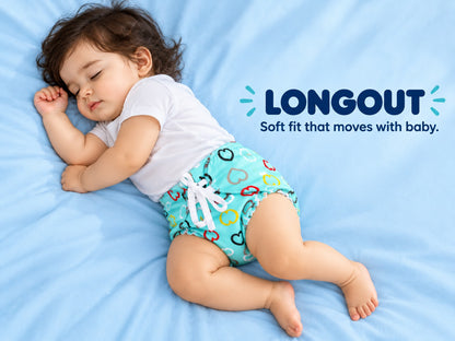Longout cloth diaper pack of 5